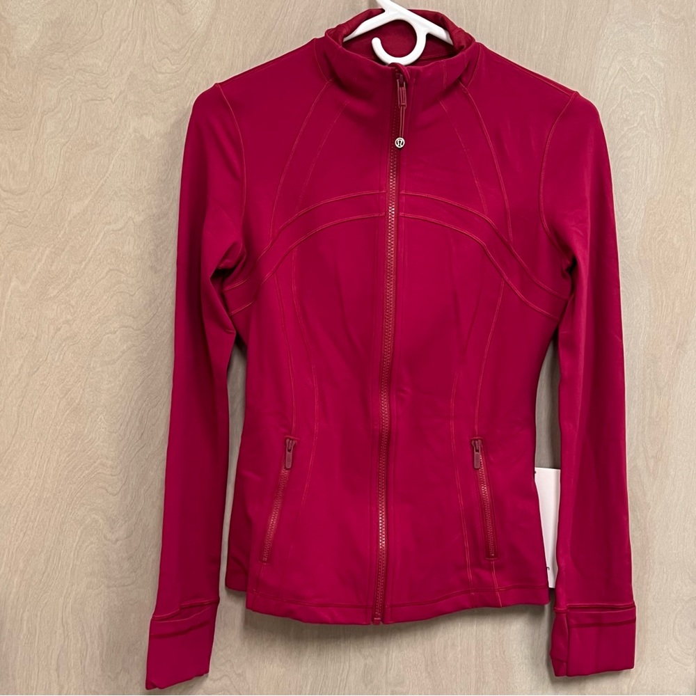 Lululemon Define Jacket Rumble Berry Nulu Size 6 NWT - Picture 4 of 9